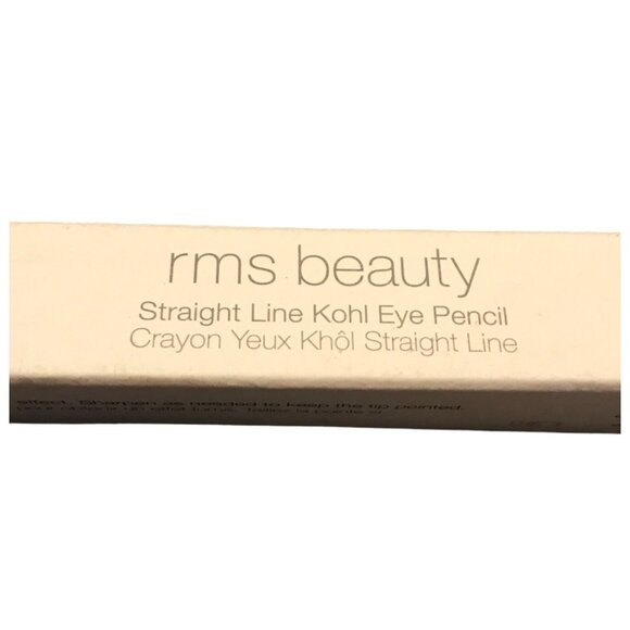 RMS Beauty Straight Line Kohl Eye Pencil HD Black With Sharpener 1.08g/.038oz - Picture 2 of 8